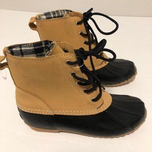 New Sporto Black Duck Winter Boots Size 6